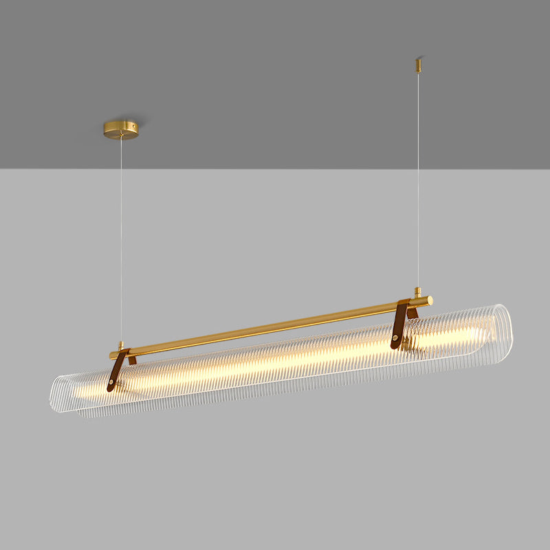 LED Island Lamp Modern Style Island Hanging Lamp with Acrylic Shade for Dining Room