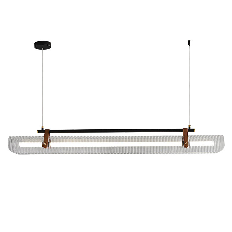 LED Island Lamp Modern Style Island Hanging Lamp with Acrylic Shade for Dining Room