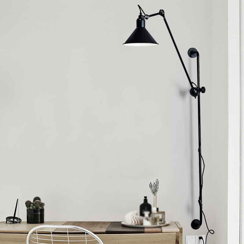 Modern Armed Wall Lamps Metal Wall Light Fixtures for Living Room