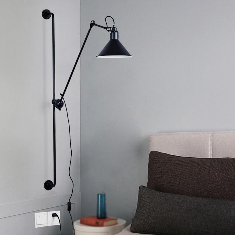 Modern Armed Wall Lamps Metal Wall Light Fixtures for Living Room