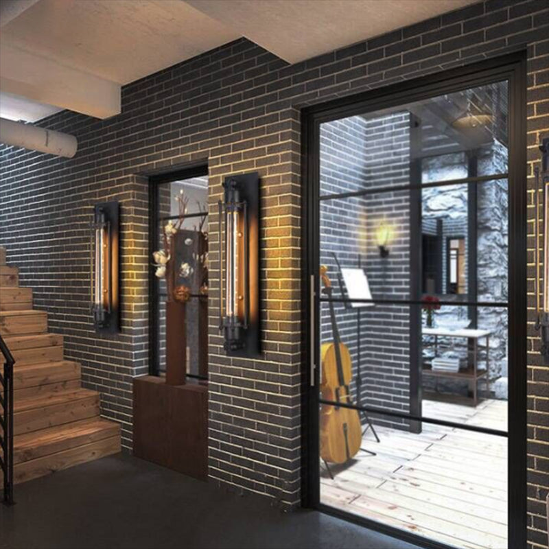 Metal Geometric Wall Mount Light Fixture Industrial 1 Light Wall Lamps