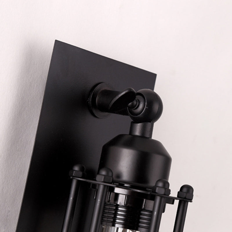 Metal Geometric Wall Mount Light Fixture Industrial 1 Light Wall Lamps