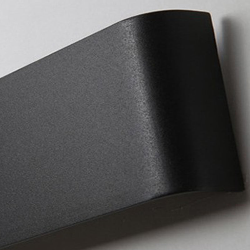 Linear Wall Lighting Modern Metal 1 Light Wall Sconces in Black