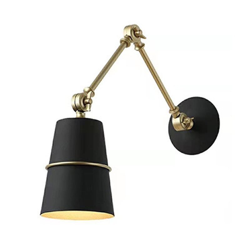 Armed Wall Lighting Modern Metal 1 Light Rustic Wall Sconces for Bedroom