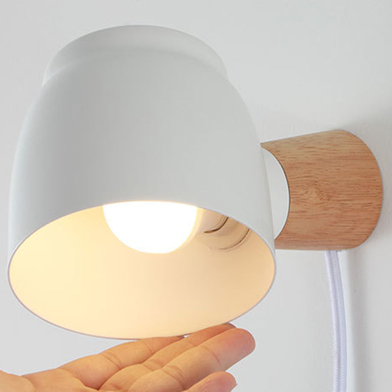 Bell Wall Lighting Simplicity Metal 1 Light Wall Sconces for Living Room