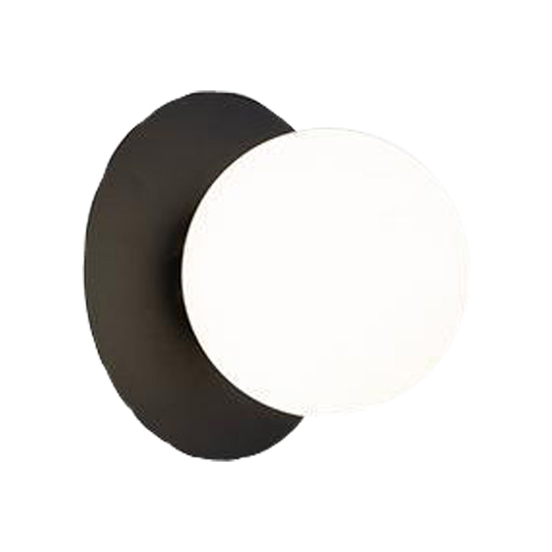 Global Wall Mount Light Fixture Simple Glass 1 Light Wall Mount Lamp