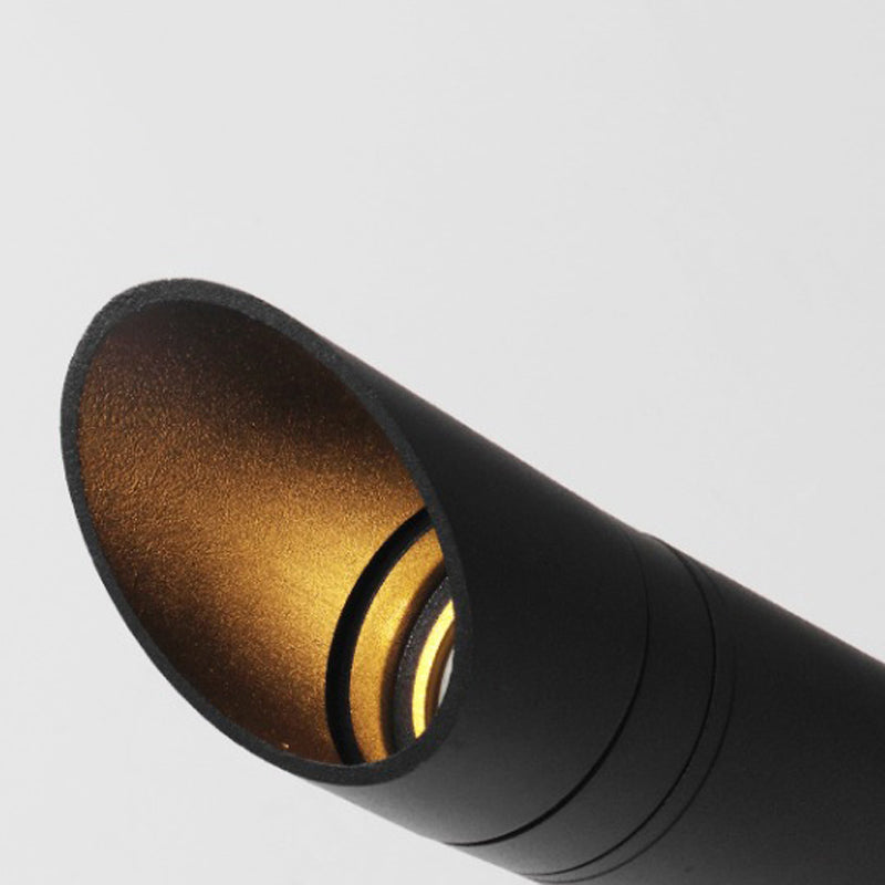 Adjustable 1 - Light Wall Mount Light Modern Wall Reading Spotlight in Dark Black