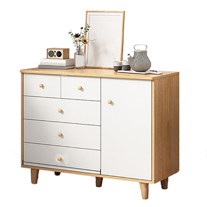 Contemporary Storage Chest Wood Storage Chest Dresser with 4/5/9 Drawers