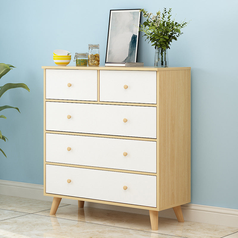 Contemporary Storage Chest Wood Storage Chest Dresser with 4/5/9 Drawers