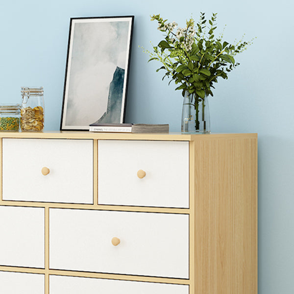 Contemporary Storage Chest Wood Storage Chest Dresser with 4/5/9 Drawers