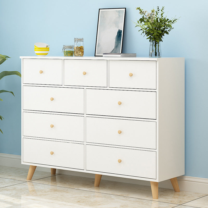 Contemporary Storage Chest Wood Storage Chest Dresser with 4/5/9 Drawers