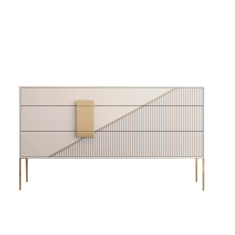 Classic Dresser Glam Storage Chest Dresser with 3/6 Drawers , 15.6 Inch Width