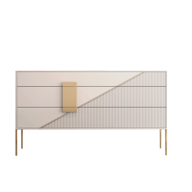 Classic Dresser Glam Storage Chest Dresser with 3/6 Drawers , 15.6 Inch Width