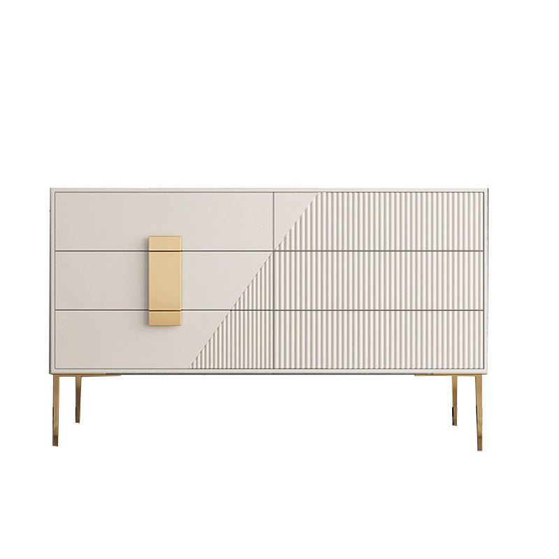 Classic Dresser Glam Storage Chest Dresser with 3/6 Drawers , 15.6 Inch Width