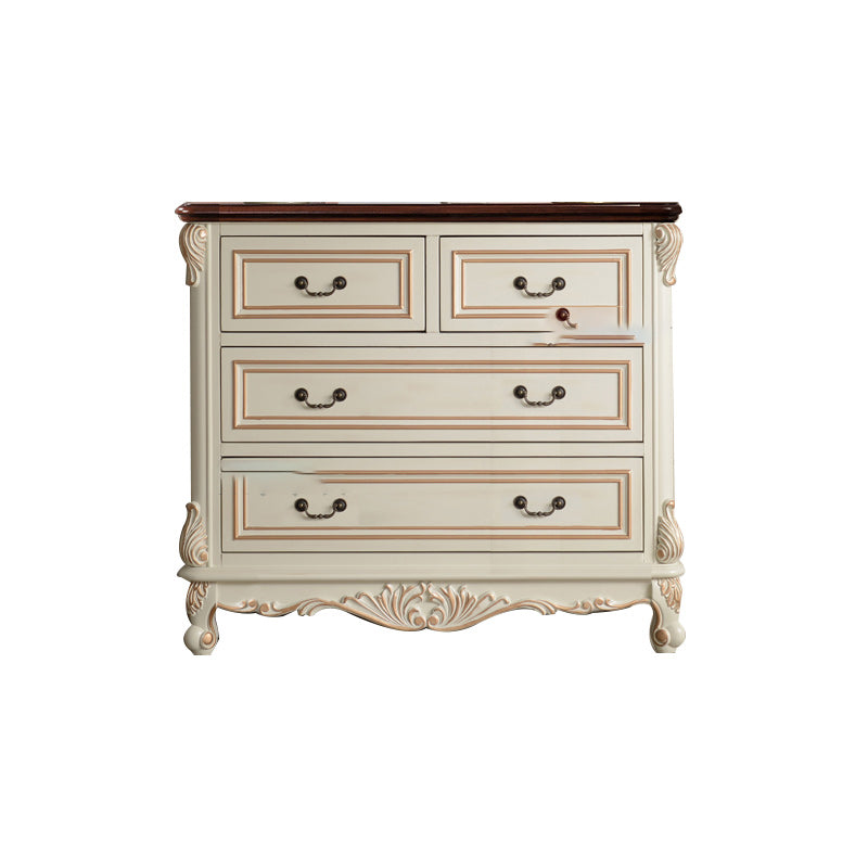 Traditional Storage Chest Solid Wood Dresser with 4/5/6/7 Drawers