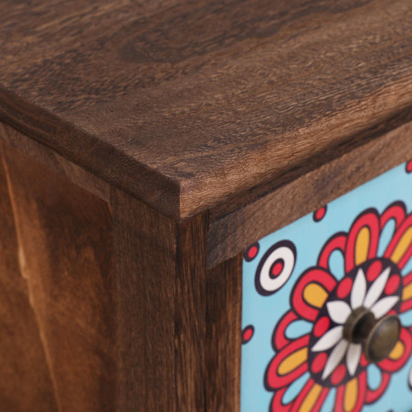 Coastal Storage Chest Solid Wood Dresser with 3/4/5/6 Drawers , 11.7 Inch Width