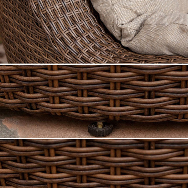 Circular Rattan Bistro Table Set 1/2/3 Pieces Modern Bistro Set