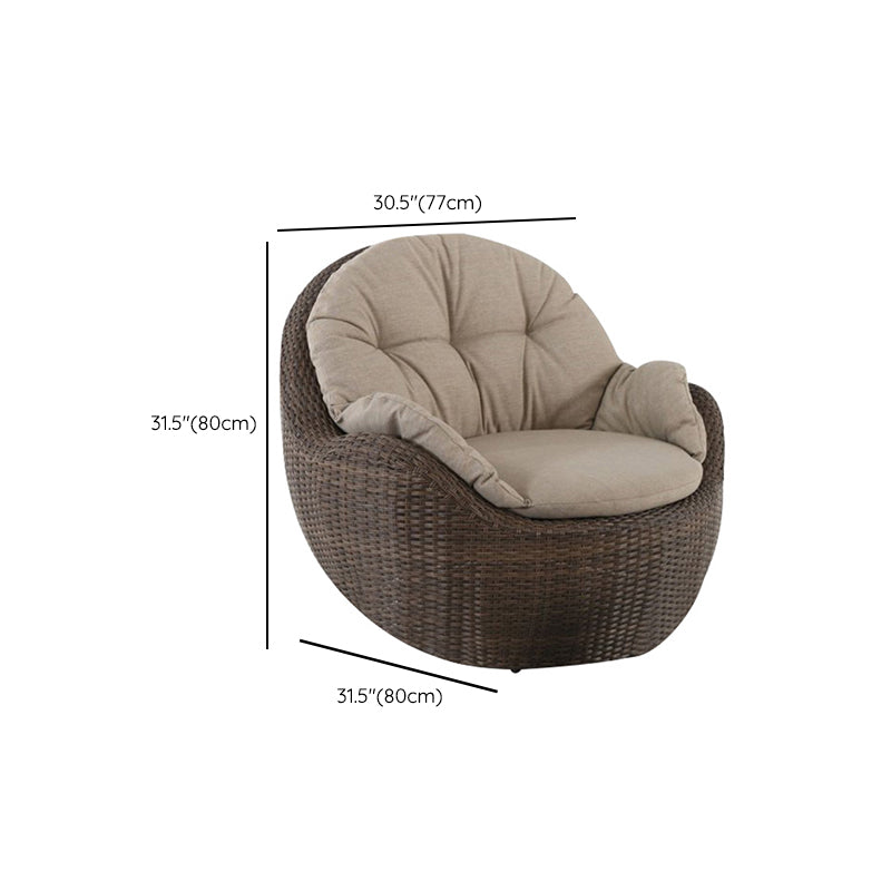 Circular Rattan Bistro Table Set 1/2/3 Pieces Modern Bistro Set