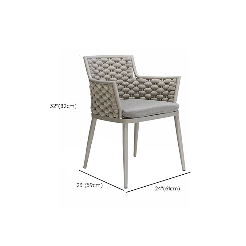 Stone Bistro Table Set Boho 1/3/5/7 Pieces Patio Dining Table Set