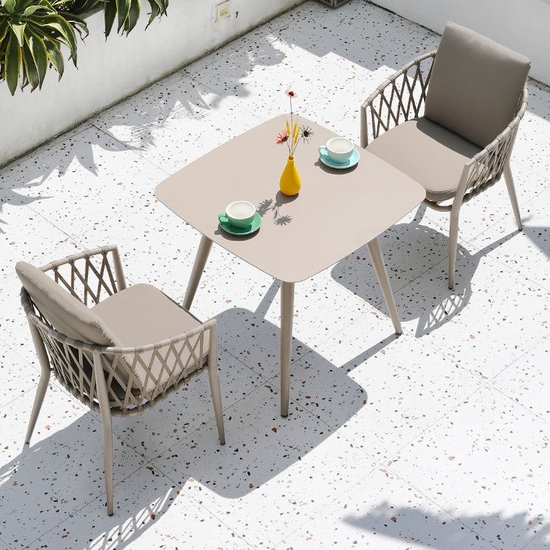 1/3/5/7/9 Pieces Dining Table Set Boho Metal Bistro Table Set