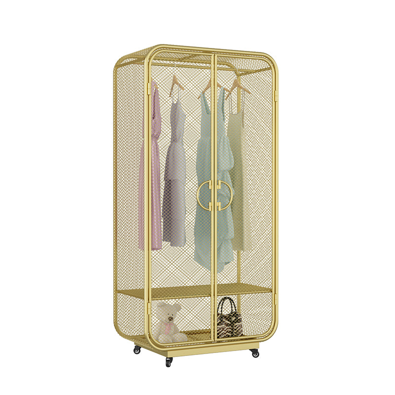 Modern Style Wardrobe Closet Metal Wardrobe Cabinet for Bedroom