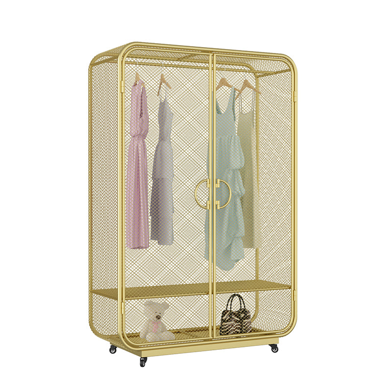 Modern Style Wardrobe Closet Metal Wardrobe Cabinet for Bedroom
