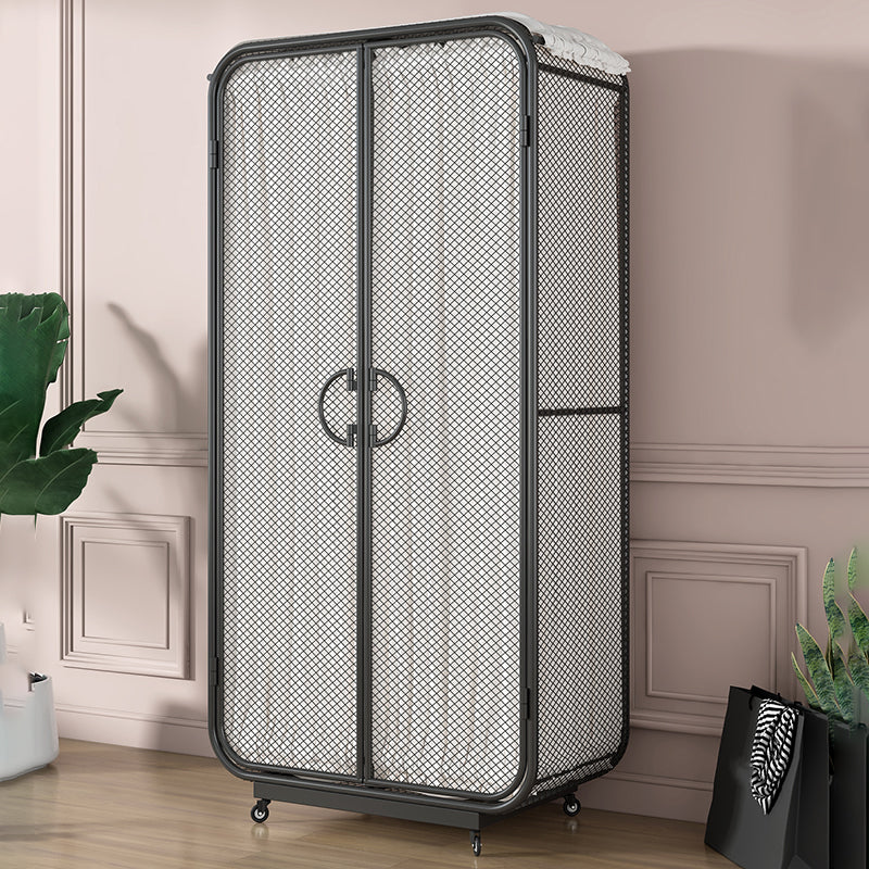 Modern Style Wardrobe Closet Metal Wardrobe Cabinet for Home