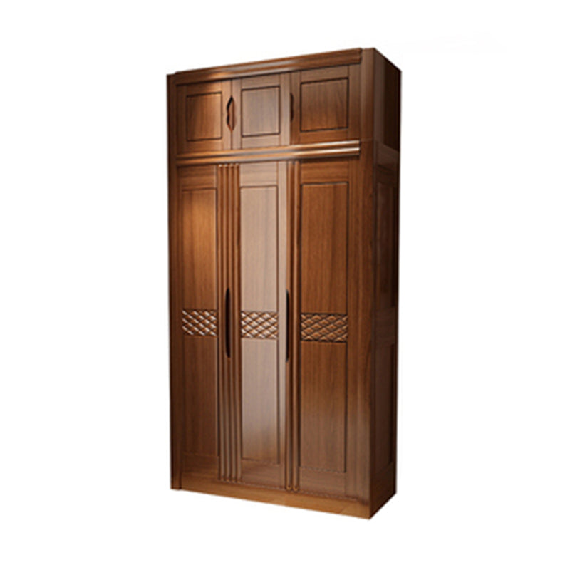 French Country Style Ward Armoire Wooden Wardrobe for Bedroom