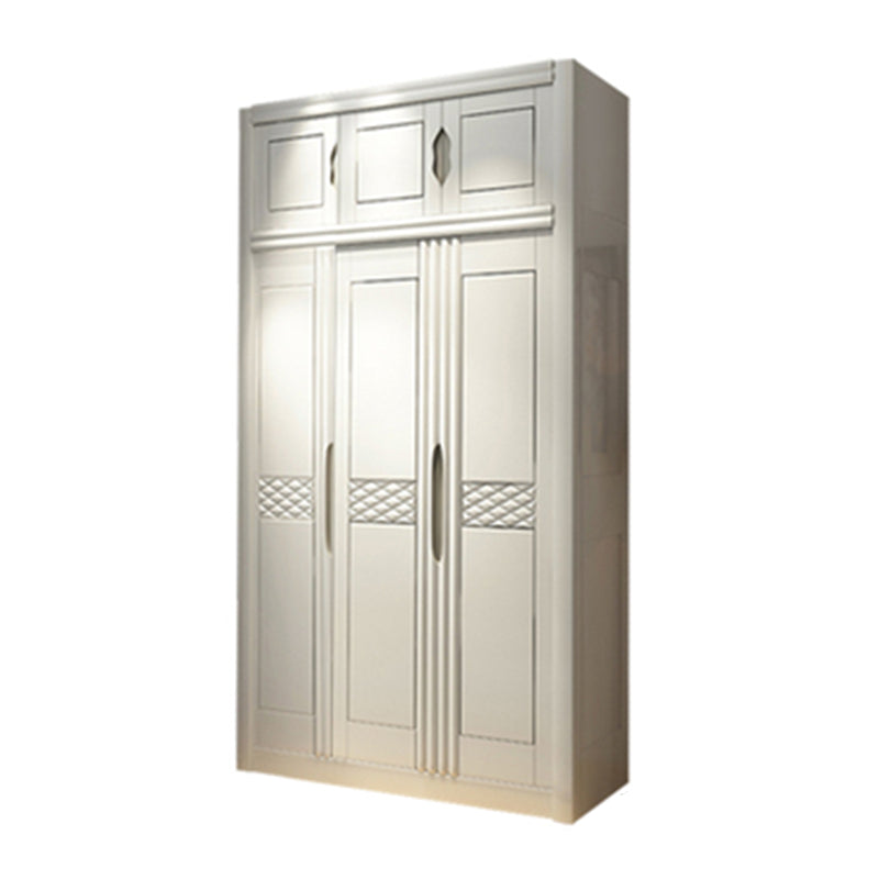 French Country Style Ward Armoire Wooden Wardrobe for Bedroom