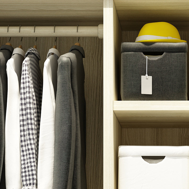 French Country Style Ward Armoire Wooden Wardrobe for Bedroom