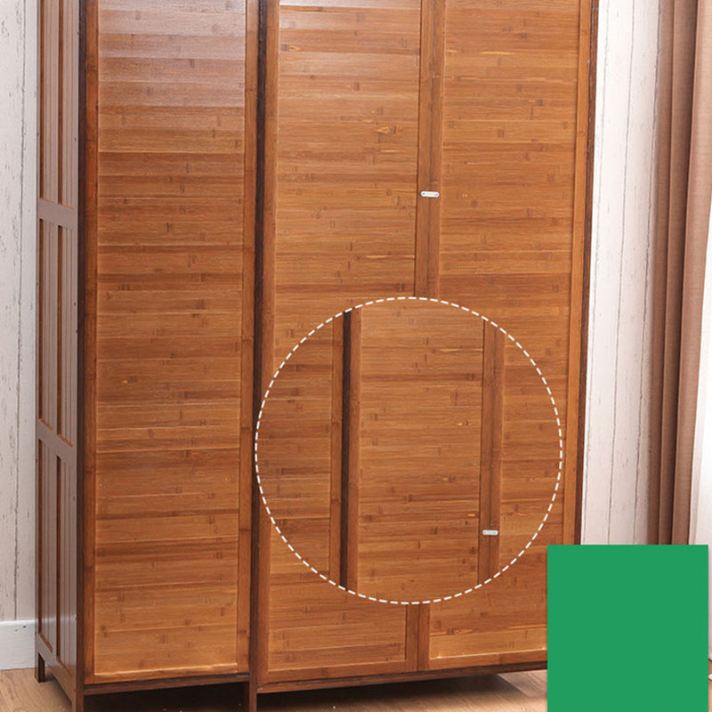 Modern Style Wardrobe Cabinet Wood Clothes Rail Wardrobe Armoire for Bedroom