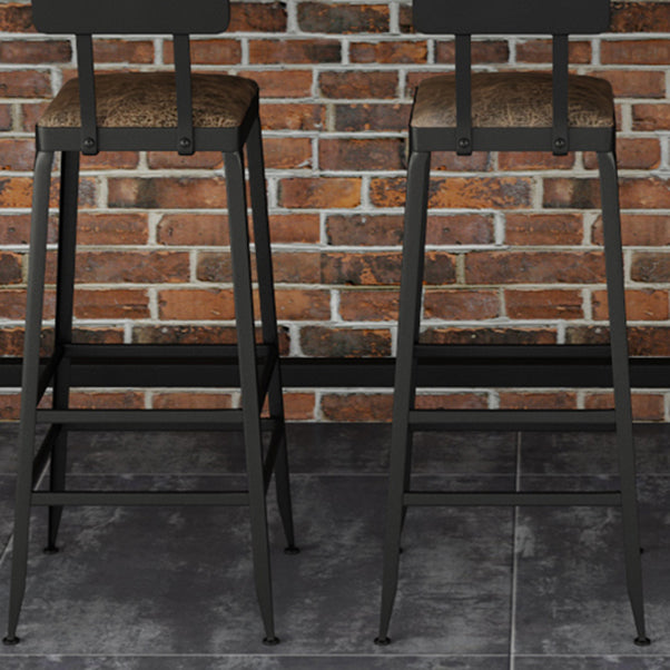 Industrial Bar Table Set 1/6/11 Pieces Solid Wood Counter Table with Upholstered Stools