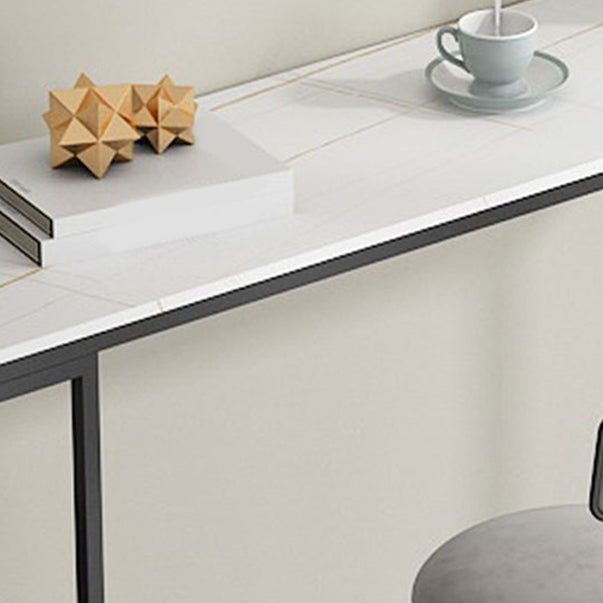 Modern Double Pedestal Bar Table Set 1/3 Pcs Iron Frame Bar Table and Stools