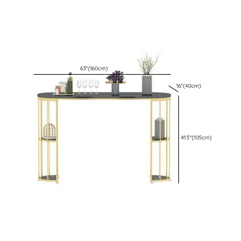 1/2/3 Pieces Table and Stool Set Modern Oval Bar Pub Table Set
