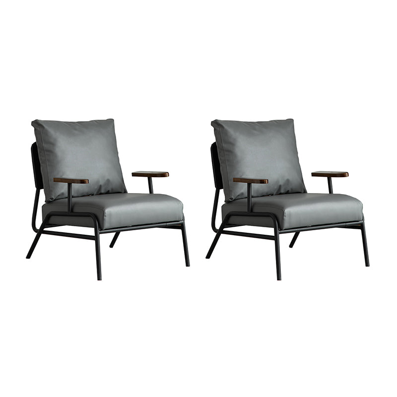 Industrial Solid Color Accent Armchair 30.3" Wide Arm Chair for Living Room