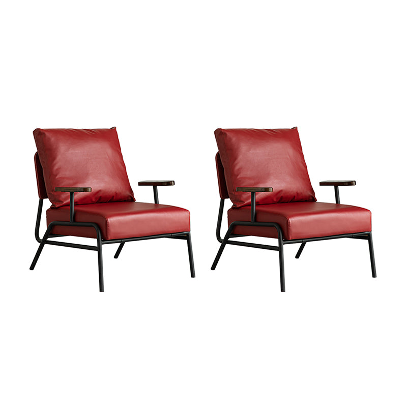 Industrial Solid Color Accent Armchair 30.3" Wide Arm Chair for Living Room