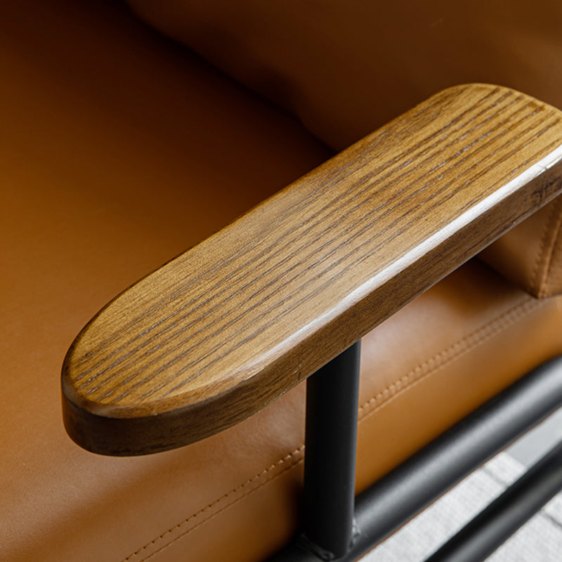 Industrial Solid Color Accent Armchair 30.3" Wide Arm Chair for Living Room