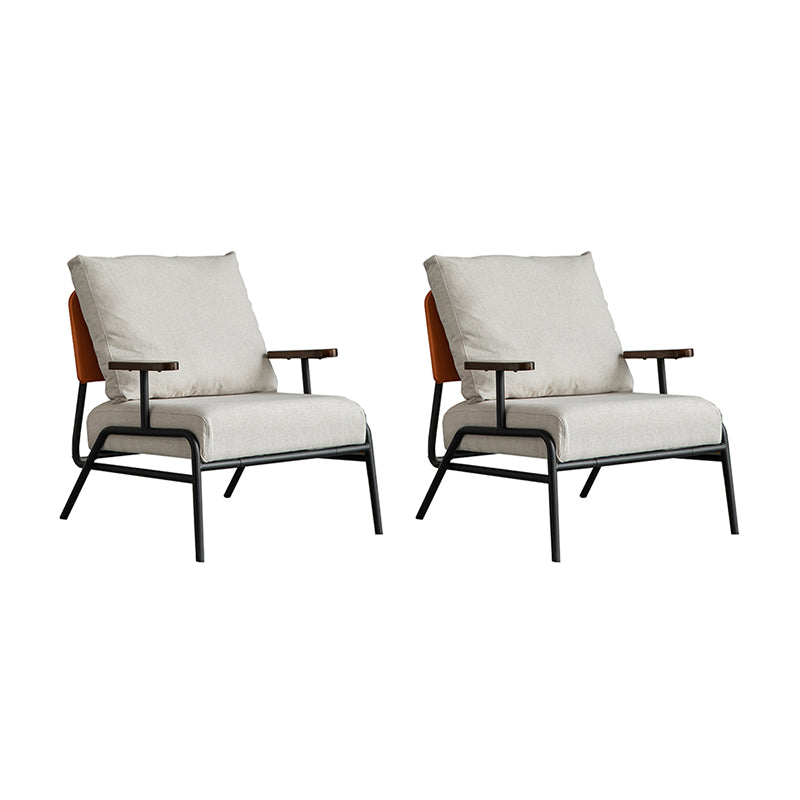 Industrial Solid Color Accent Armchair 30.3" Wide Arm Chair for Living Room