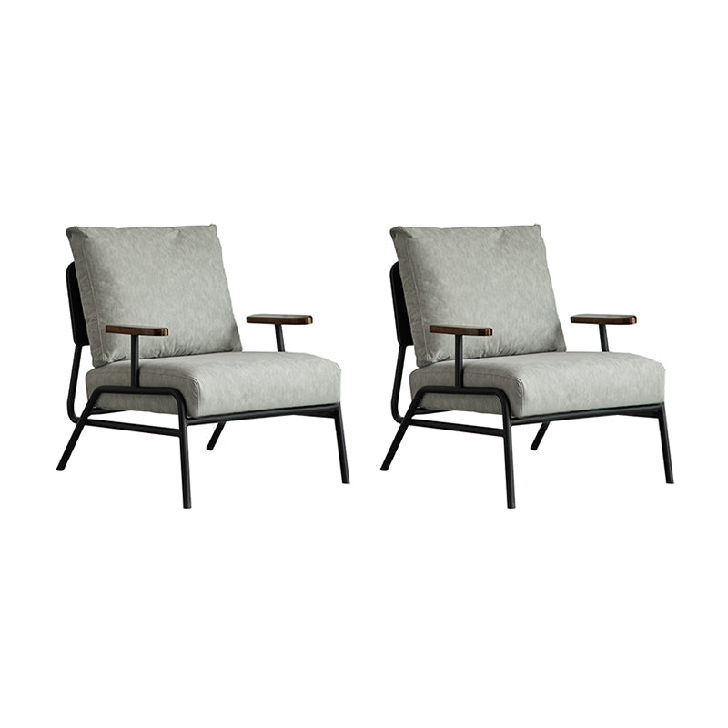 Industrial Solid Color Accent Armchair 30.3" Wide Arm Chair for Living Room