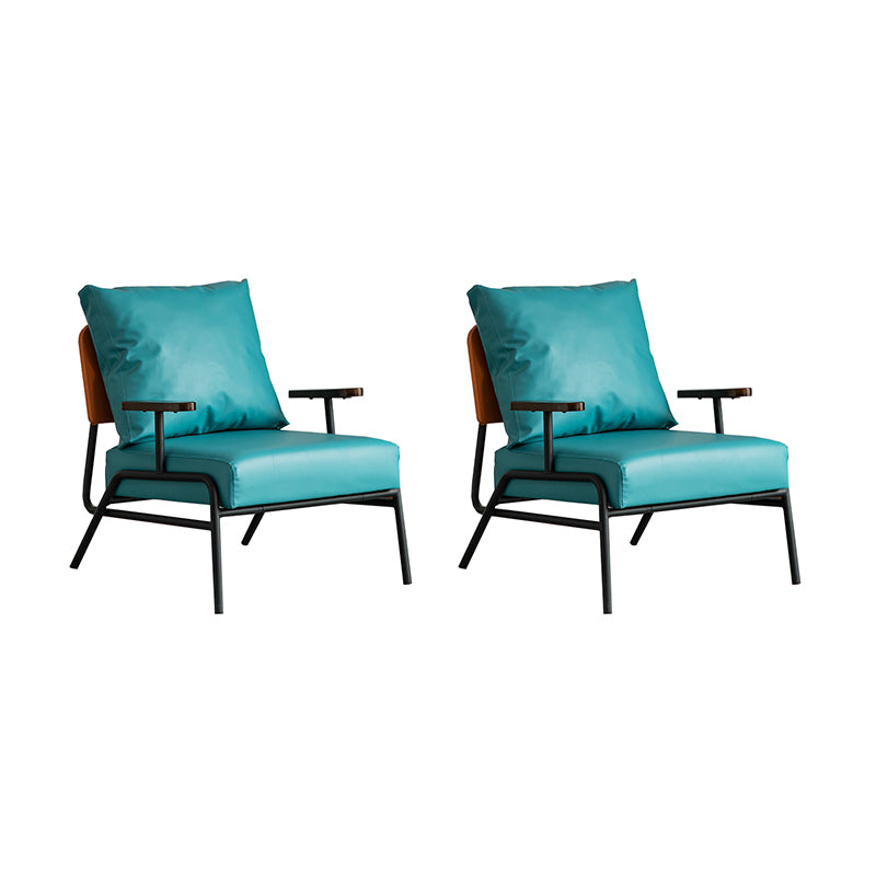 Industrial Solid Color Accent Armchair 30.3" Wide Arm Chair for Living Room