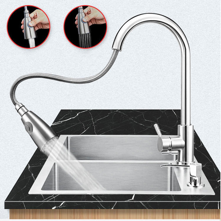 Stainless Steel Workstation Sink Dual Mount Modern Kitchen Bar Sink