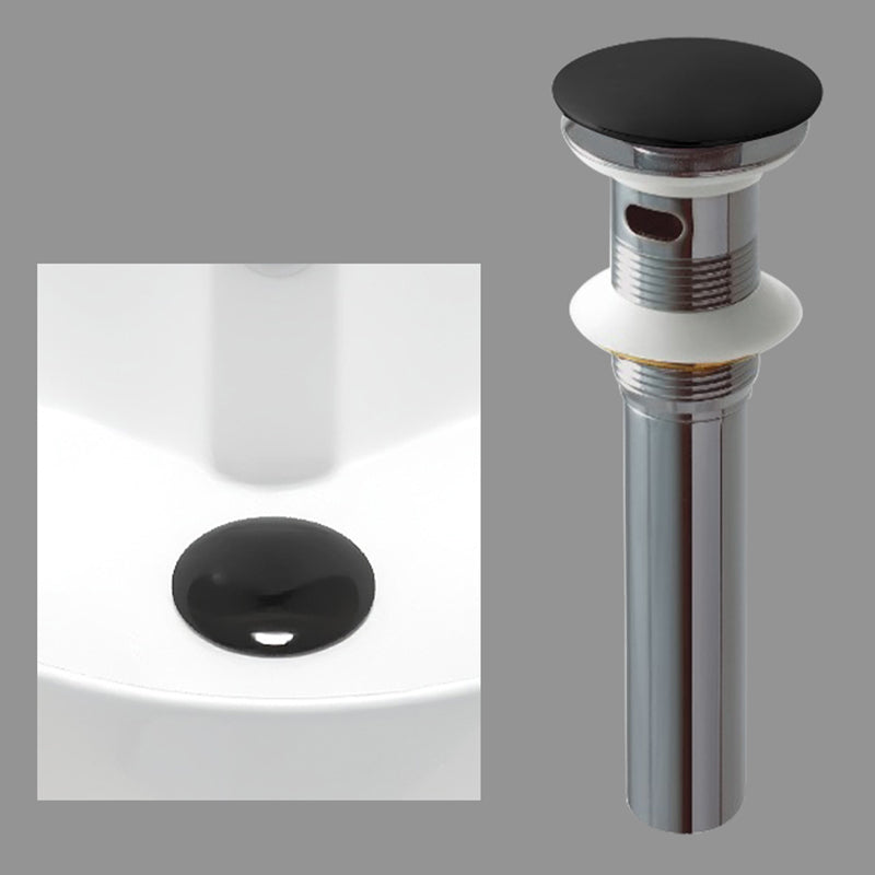 Round Vessel Bathroom Sink Vitreous China Vessel Lavatory Sink