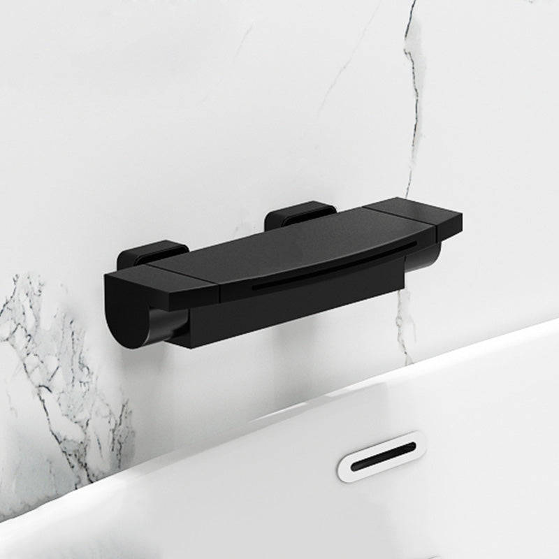 Contemporary Metal Bathtub Faucet Double-Handle Bathroom Faucet