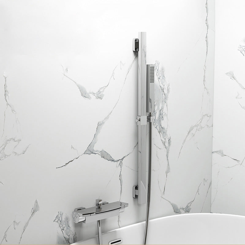Contemporary Metal Bathtub Faucet Double-Handle Bathroom Faucet