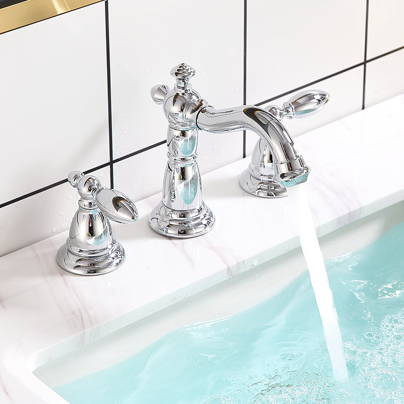 Deck Mounted Roman Tub Faucet Low Arc Copper Roman Tub Faucet Set
