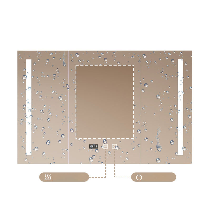 White Bath Vanity Wall Mount Single Sink Rectangular 2 Drawers Wood Frame Vanity