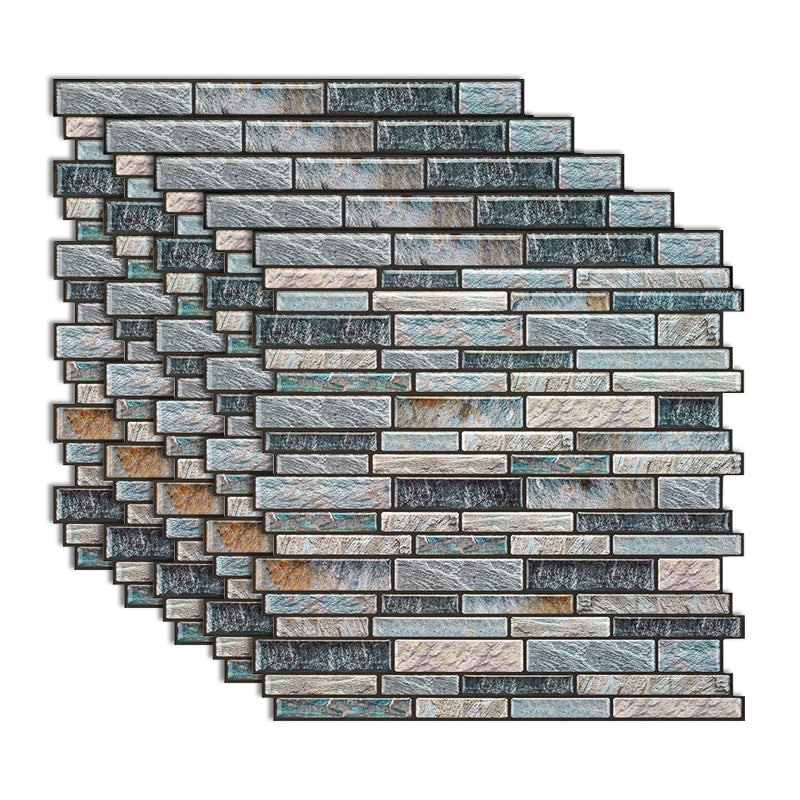 Square Peel & Stick Tile Water Resistant Subway Tile for Kitchen Backsplash