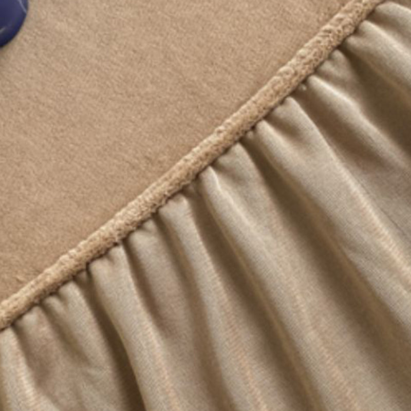 Soild Ultra Soft Fitted Sheet Modern Elegant Winter Bed Sheet Set