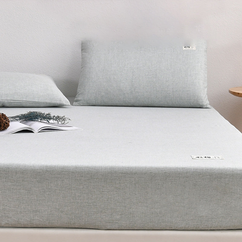 Modern Standard Bed Sheet Set Cotton Soild Sheet Set for Bedroom