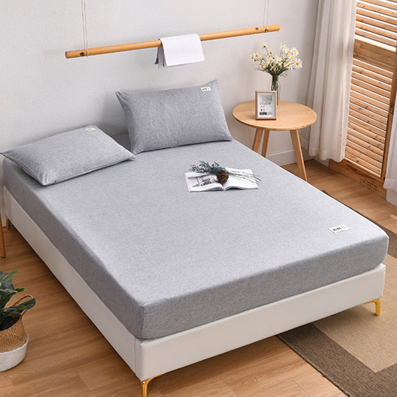 Modern Standard Bed Sheet Set Cotton Soild Sheet Set for Bedroom